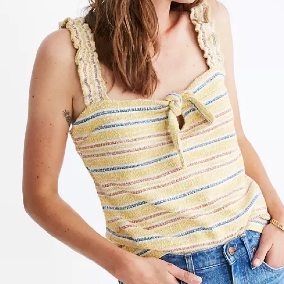 Texture & Thread Tie-Front Tank Top NEW W/TAGS - Picture 4 of 7